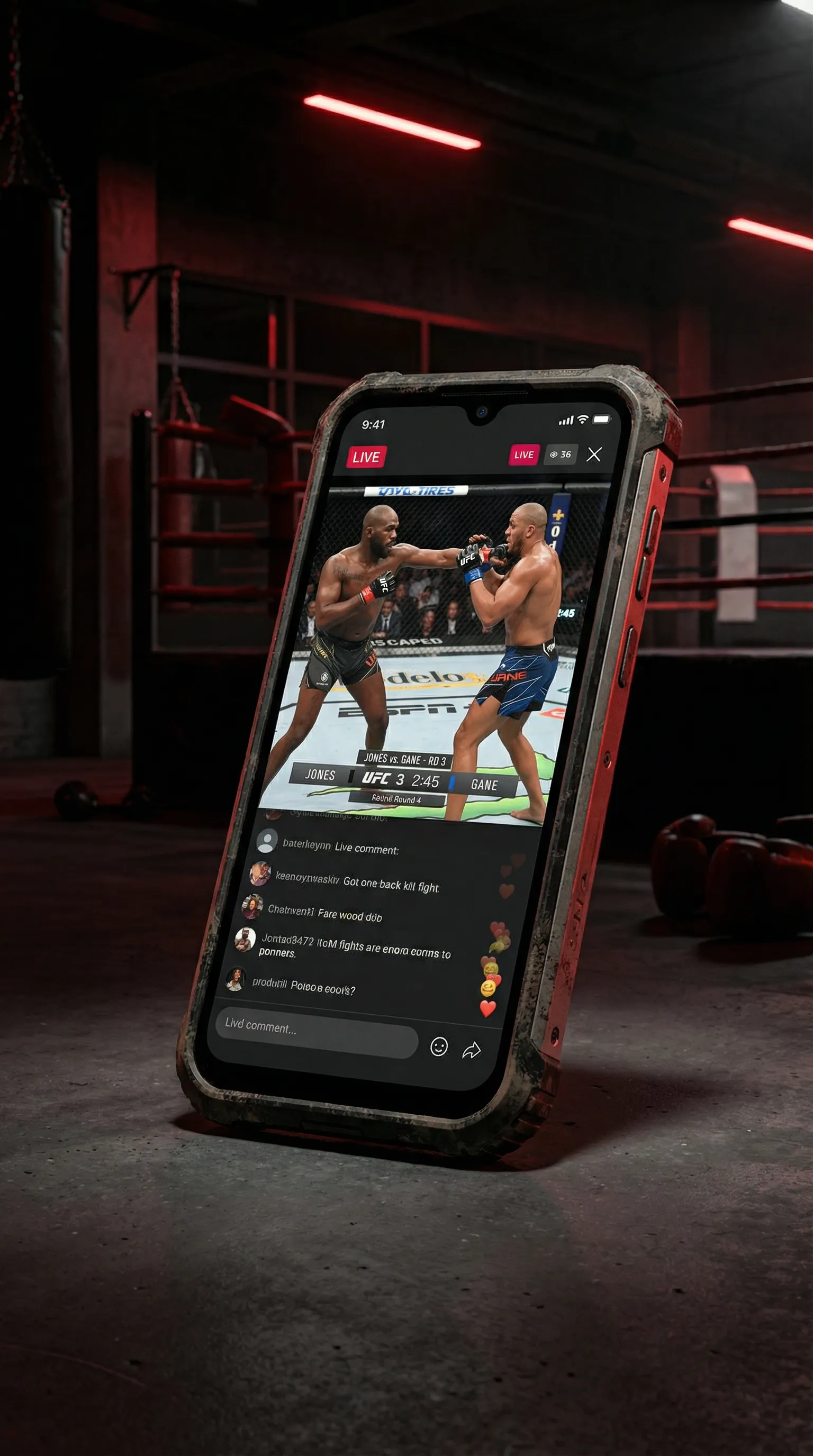 红箭电视剧全集 移动端APP格斗直播界面